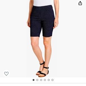 Hilary Radley Womens Midweight Bermuda Pull-On Short